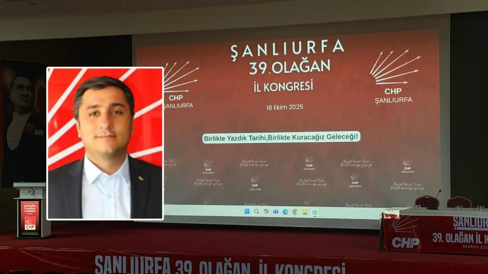 CHP Şanlıurfa İl Kongresi yapıldı! Karadağ güven tazeledi!