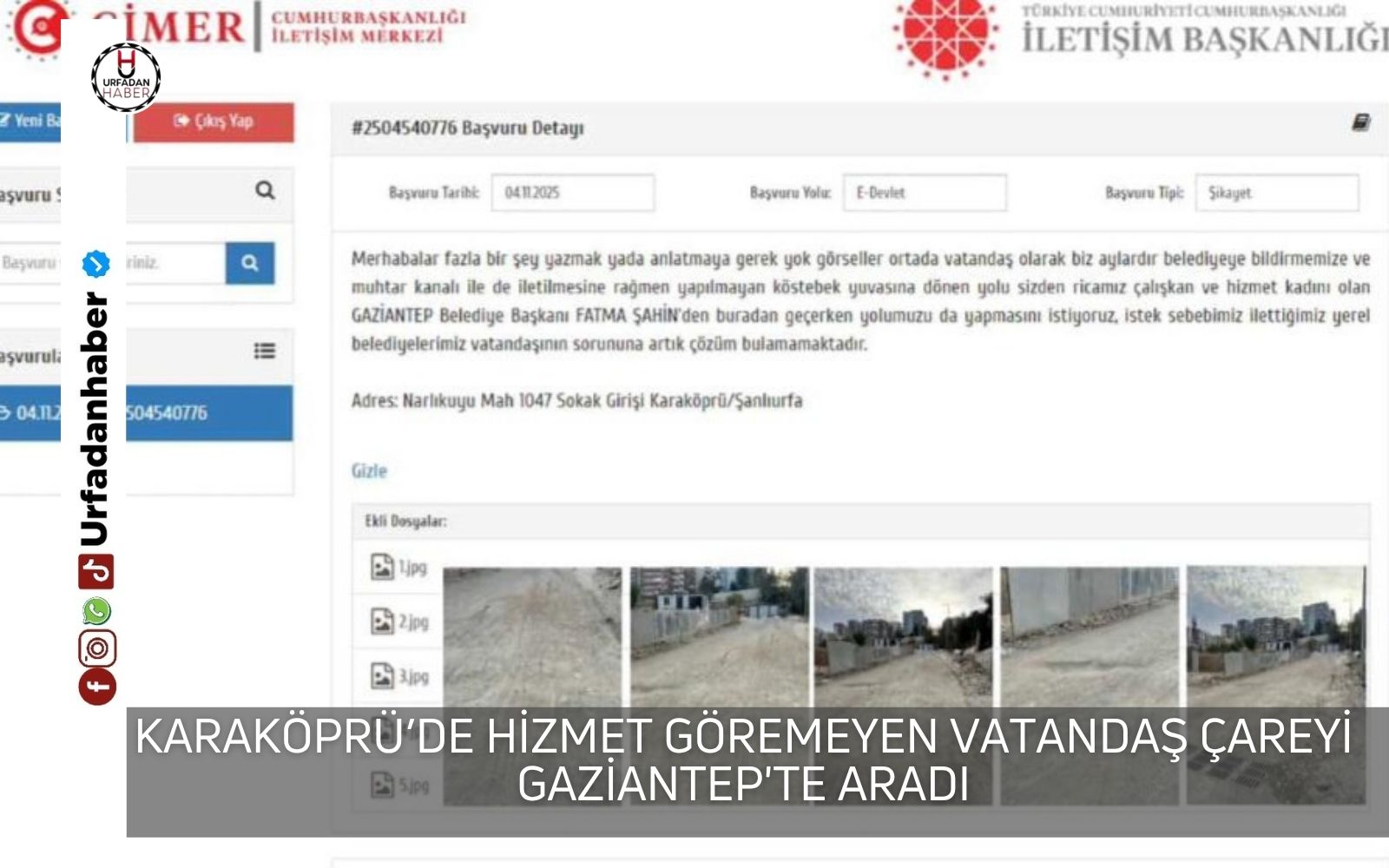 Karaköprü’de Bulamadığını Gaziantep'te Aradı
