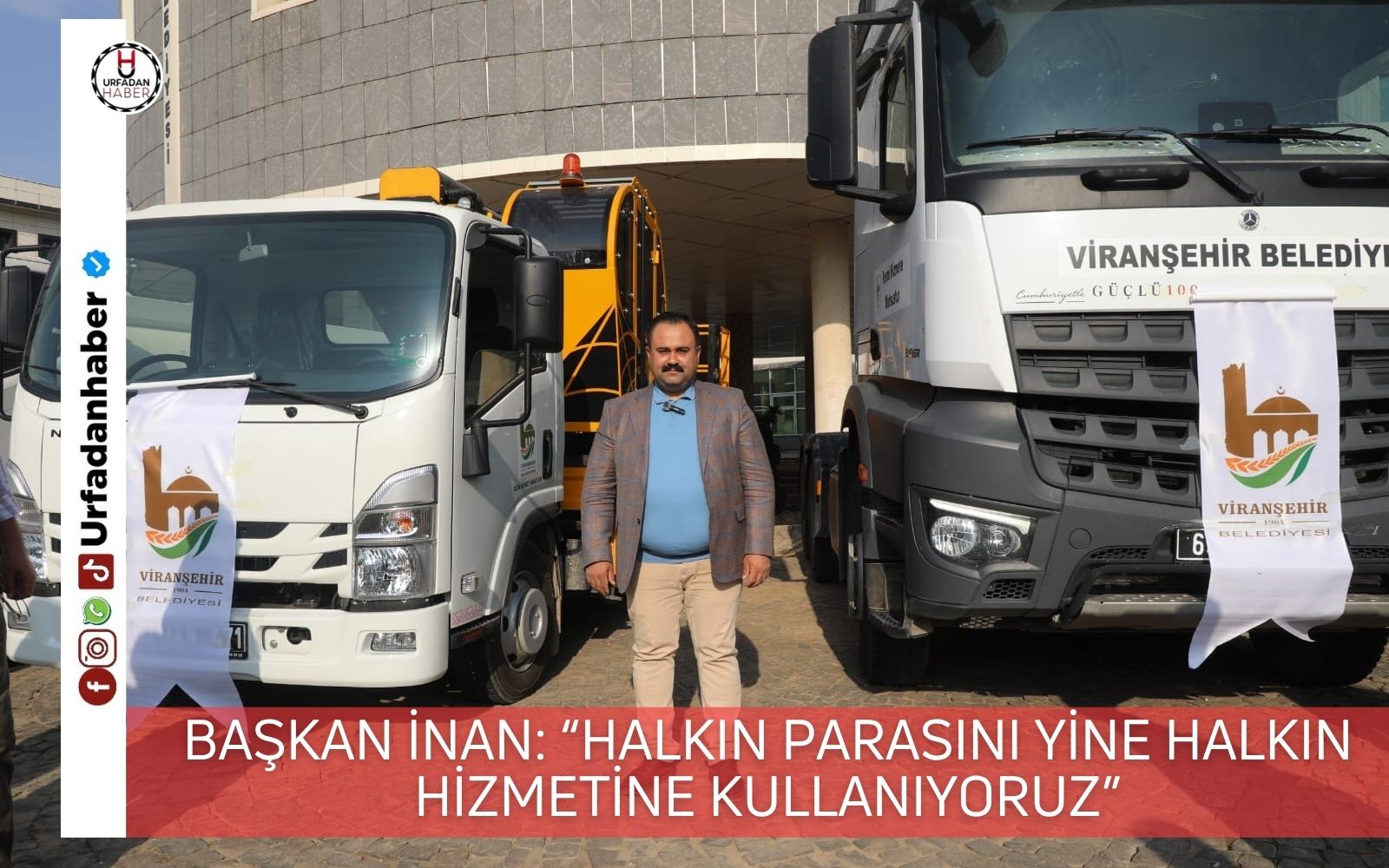 BAŞKAN İNAN: “HALKIN PARASINI YİNE HALKIN HİZMETİNE KULLANIYORUZ”