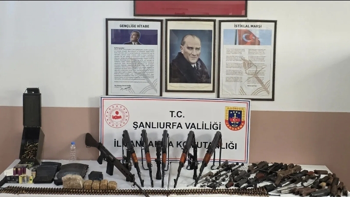 Urfa’da silah kaçakçılarına darbe! Adeta cephane ele geçirildi!