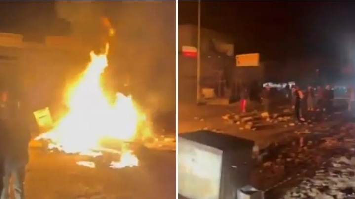 Urfa’da protesto! Mahalleli ateş yaktı!