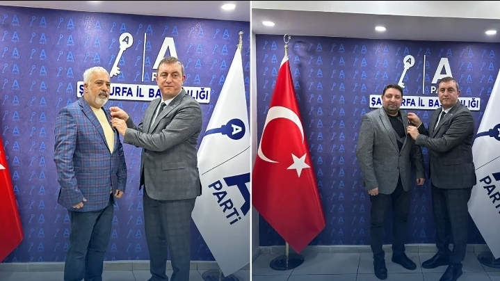 Şanlıurfa’da Anahtar Parti’nin rozetini taktılar!
