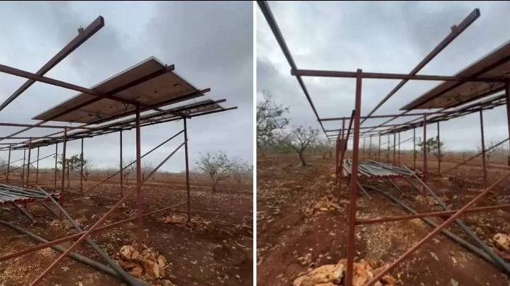 Şanlıurfa’da hırsızlar güneş panellerini çaldı!