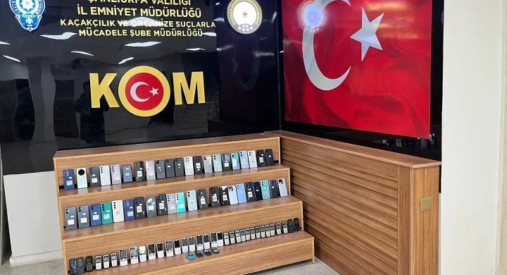 Şanlıurfa’da 126 adet telefona el konuldu!