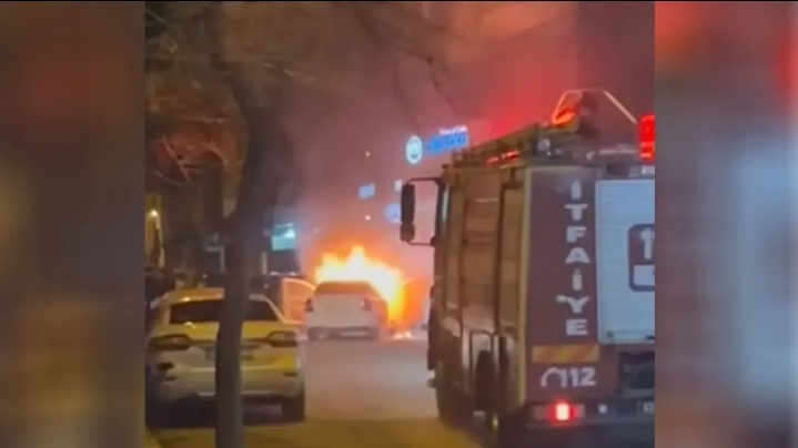 Urfa’nın ilçesinde korku dolu anlar! Yanarak kül oldu!