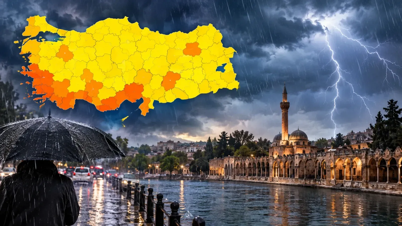 Meteoroloji’den Şanlıurfa dahil 30 ile uyarı: Kuvvetli yağış geliyor!